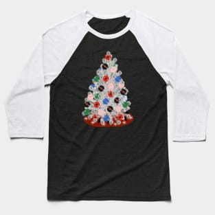 Aluminium Vinyl Record Tree Baseball T-Shirt